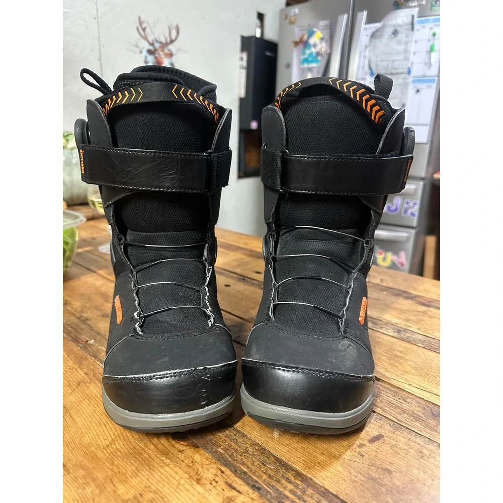 Deeluxe Snowboard Boots Black Adjustable Strap BOA System Winter Sport‎